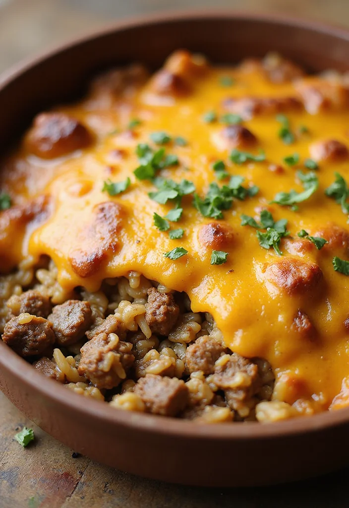 17 Yung Beef Y Kaydy Cain Recipes Packed With Big Flavor - 7. Kaydy Cain’s Cheesy Beef and Rice Casserole 1