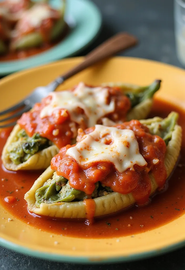 17 Yung Beef Y Kaydy Cain Recipes Packed With Big Flavor - 9. Poblano Pepper and Cheese Stuffed Shells 1