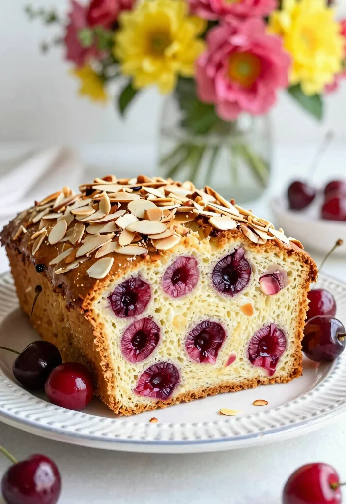 18 Amish Friendship Bread Recipes: Sweet Shareable Classics - 17. Cherry Almond Amish Friendship Bread 1