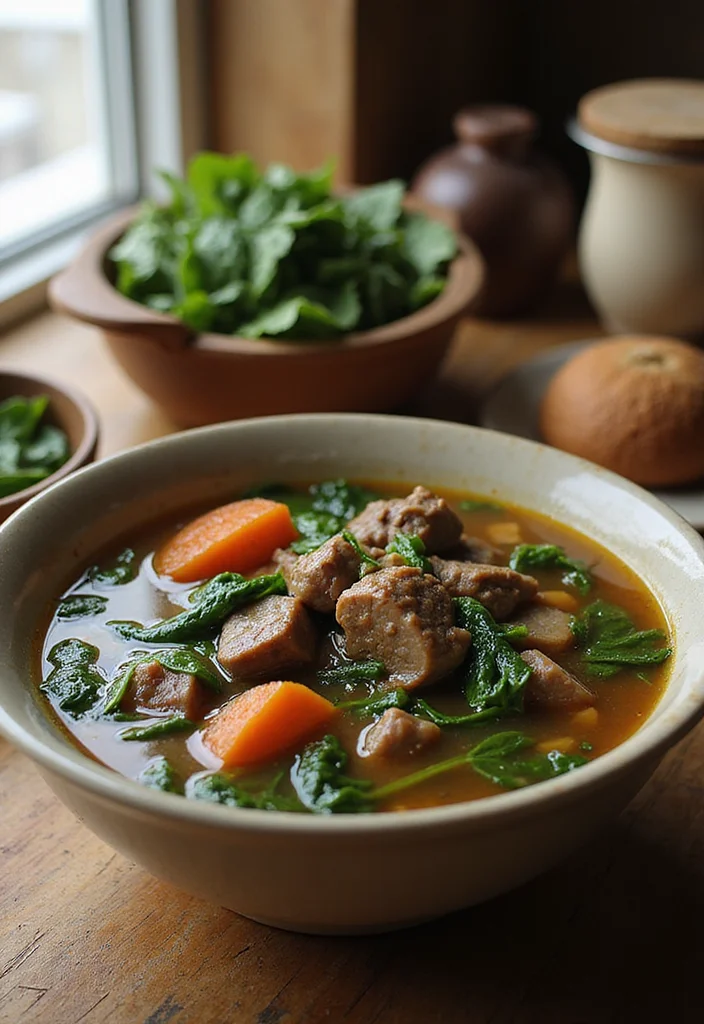 18 Crowd-Pleaser Keto Beef Stew Slow Cooker Ideas You’ll Save Immediately - 16. Beef Stew with Spinach 1