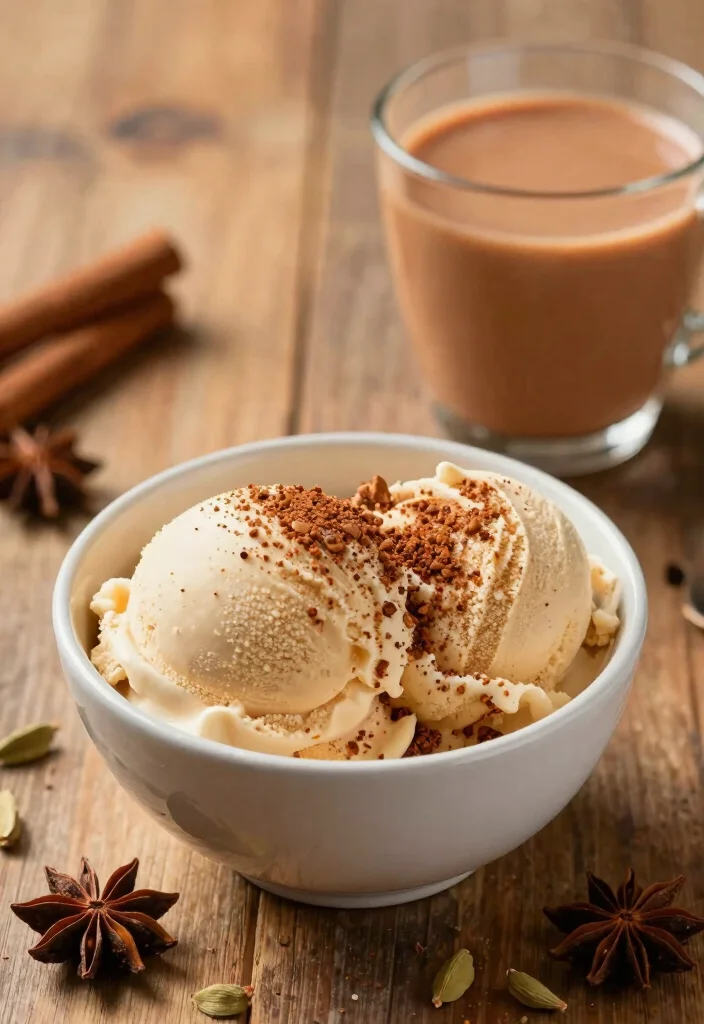 18 Cuisinart Ice Cream Maker Recipes for Creamy Homemade Treats - 9. Chai Spice Ice Cream 1