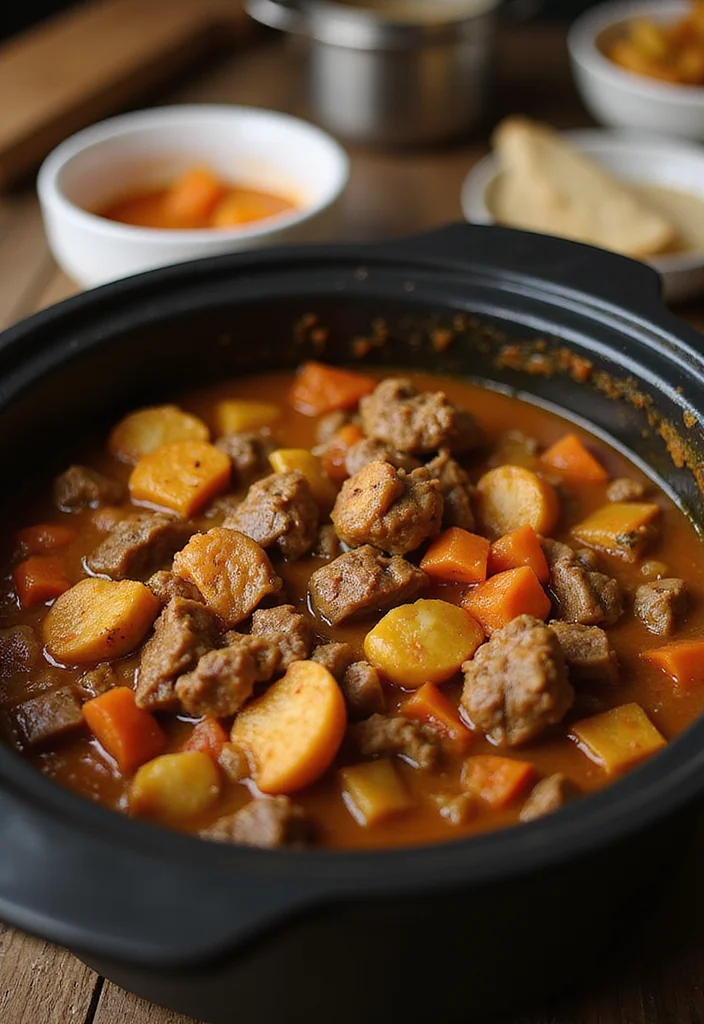 18 Easy Japanese Beef Curry Meals That Always Impress - 4. Quick Slow Cooker Beef Curry 1