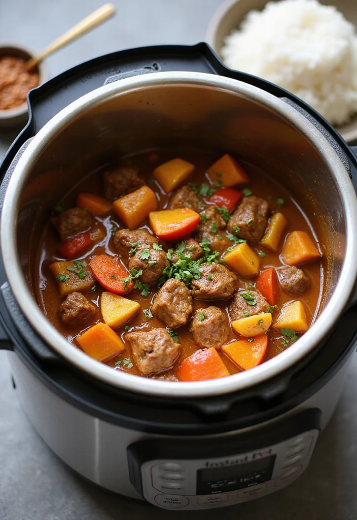 18 Easy Japanese Beef Curry Meals That Always Impress - 7. Instant Pot Japanese Beef Curry 1