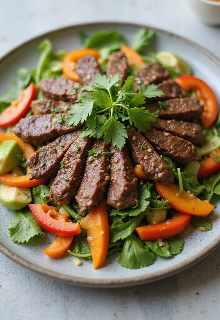 18 Fast & Flavorful Thai Beef Recipes To Cook This Week - 2. Spicy Thai Beef Salad 1
