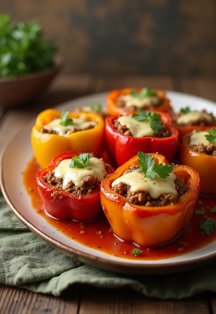 18 Minced Beef Recipes Healthy Recipes Everyone Is Searching For - 10. Minced Beef Stuffed Bell Peppers 1