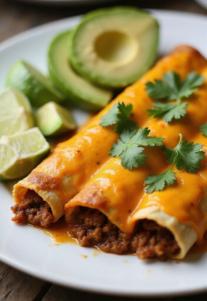 18 Minced Beef Recipes Healthy Recipes Everyone Is Searching For - 15. Cheesy Minced Beef Enchiladas 1