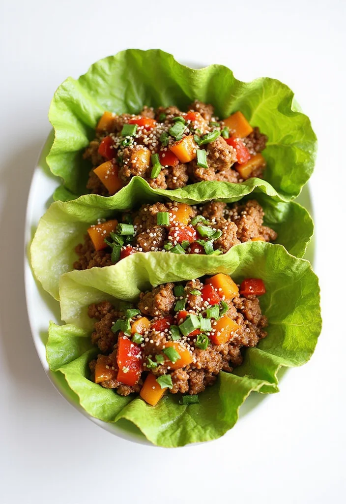 18 Minced Beef Recipes Healthy Recipes Everyone Is Searching For - 4. Spicy Minced Beef Lettuce Wraps 1